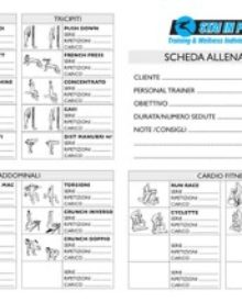 Scheda di allenamento